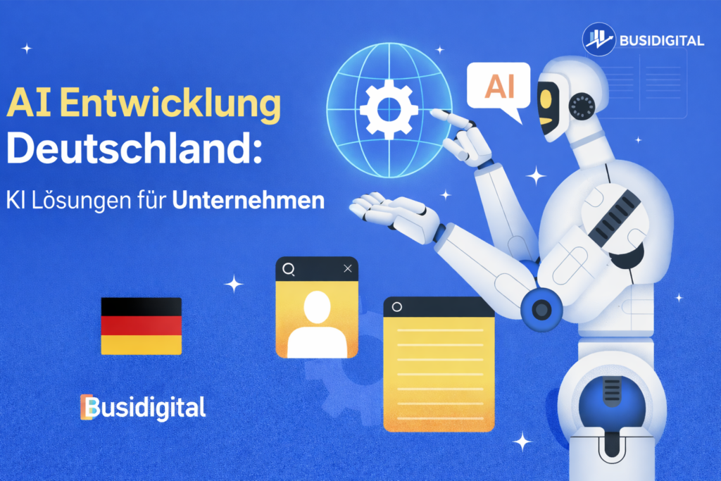 AI Entwicklung Deutschland KI Lösungen für Unternehmen Busidigital