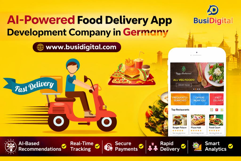 AI-Powered Food Delivery App Development Company in Germany